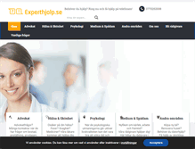 Tablet Screenshot of experthjalp.se